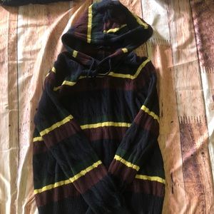 Polo St. Andrews Navy Cable Knit Hoodie